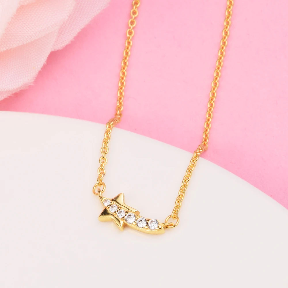 Necklaces for Women Ketten Fashion S925 New Sterling Silver Collier Choker Jewelry Female Chain Necklaces