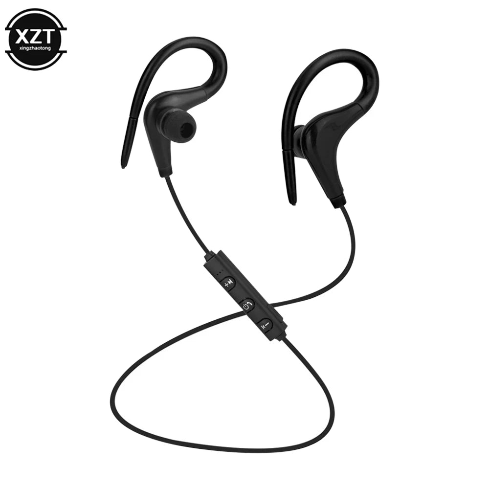 Wireless Bluetooth-compatible Sports Headset Running Stereo Music earphones Universal Mini Ear-Hanging Ear-Hooks Headphones HIFI