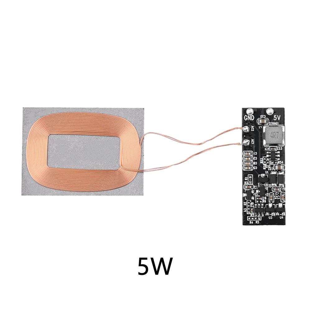 5V 1A 5W 600mA 3W Wireless Charger Receiver Coil Module PCBA Universal Wireless Charging Circuit Board for Phone