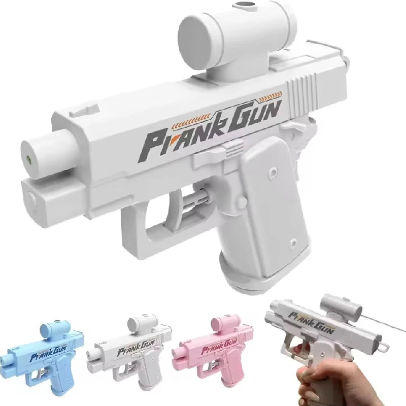 Mischievous Water Gun Toy Handheld Manual Two-Way Water Gun Prank Water gun Toy Trick  Double Directional Water Spray Mini Gun