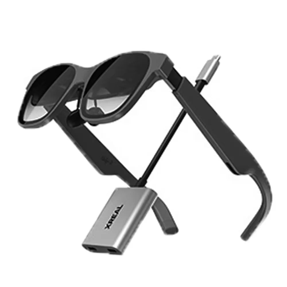 XREAL Air 2 Smart AR Glasses with Beam Hub Portable 130 Inch Space Giant Screen Micro-OLED 1080P View Mobile Computer HD Cinema
