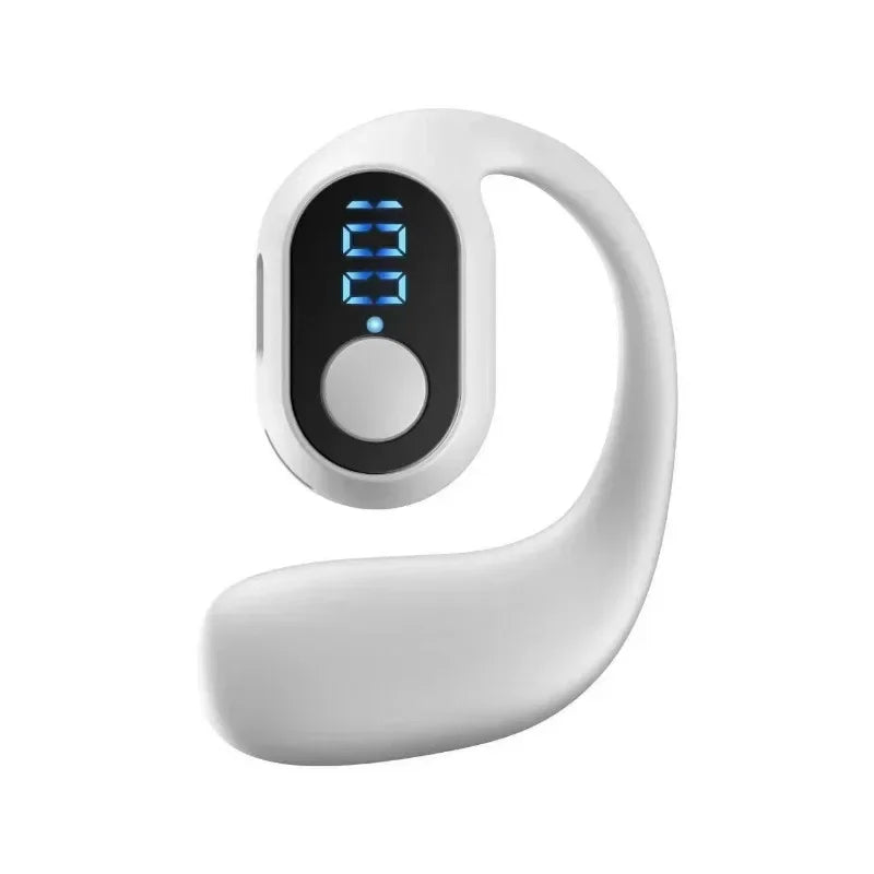 Wireless Bluetooth 5.4 Headphone Digital Display Single Earbud Ultra Long Standby Business Earphone HD Call Headset Outdoor