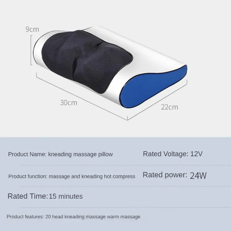 Cervical Massage Pillow Neck Massager Multifunctional Back Home Cervical Pillow Shoulder and Neck Massager