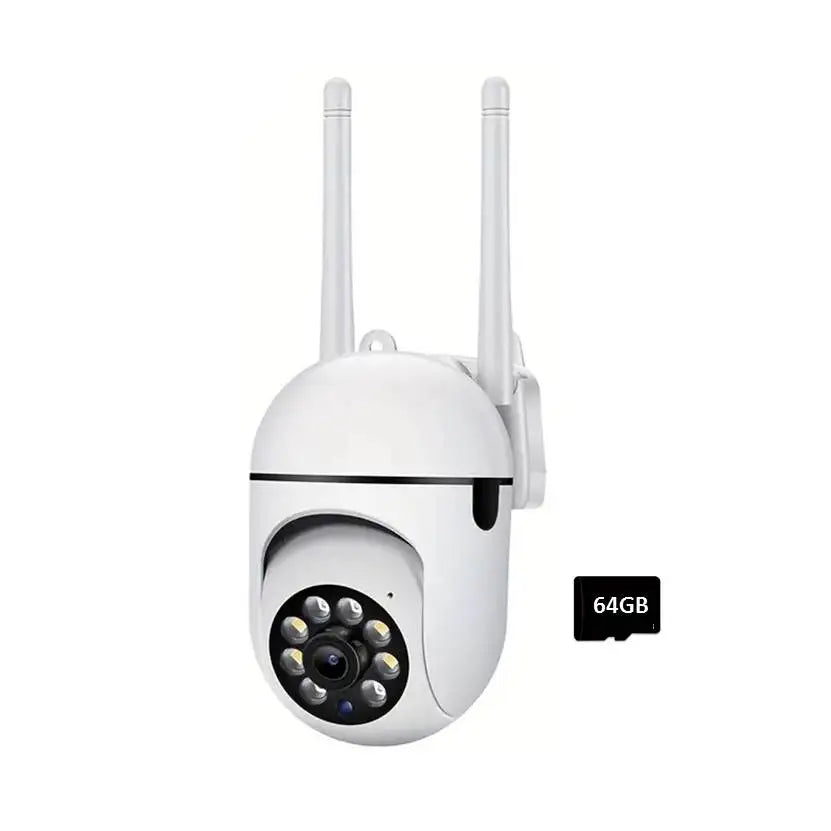 2MP PTZ Wireless Security Camera System Monitor Your Home And Pets Day And Night 2.4GHz WIFI Yi iot app Remote Viewing