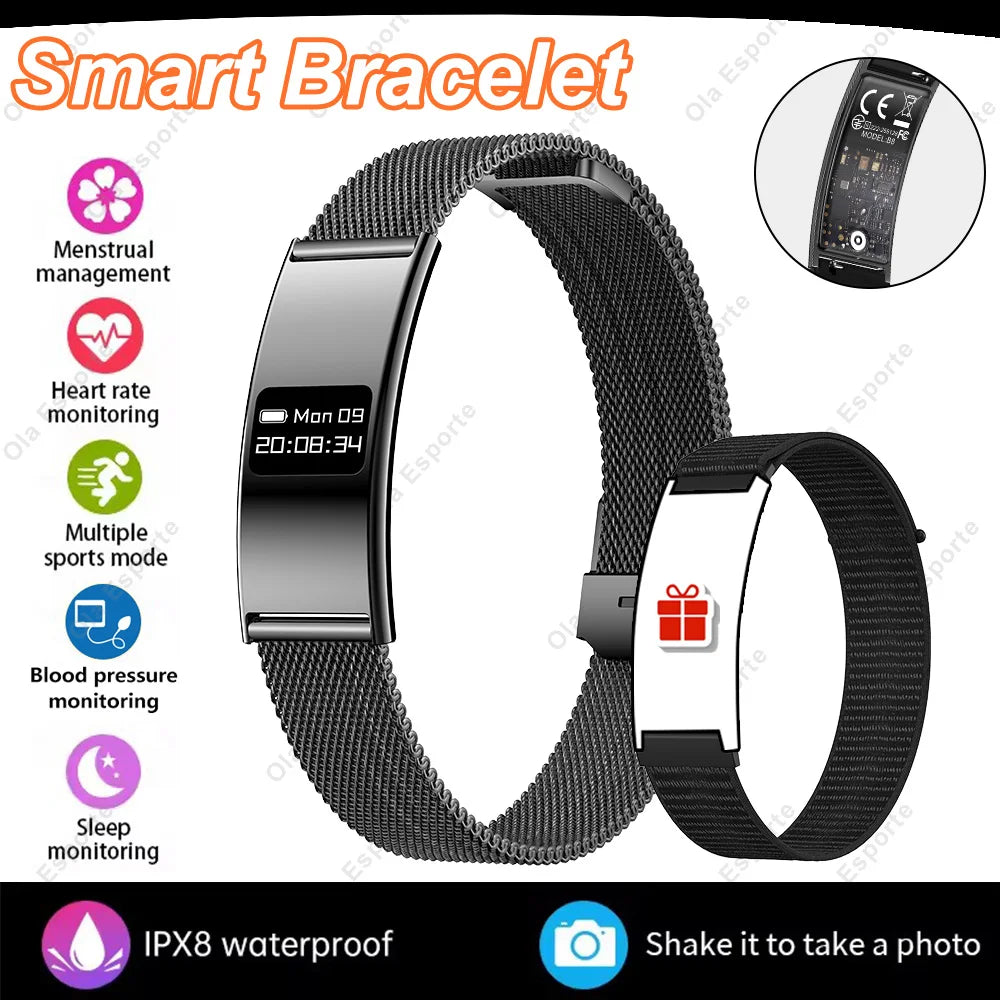 Sports Step Count Smart Bracelet 2026 New Men Women Health Monitoring Fitness Smart Watch Heart Rate Sleep Monitoring Smart Band