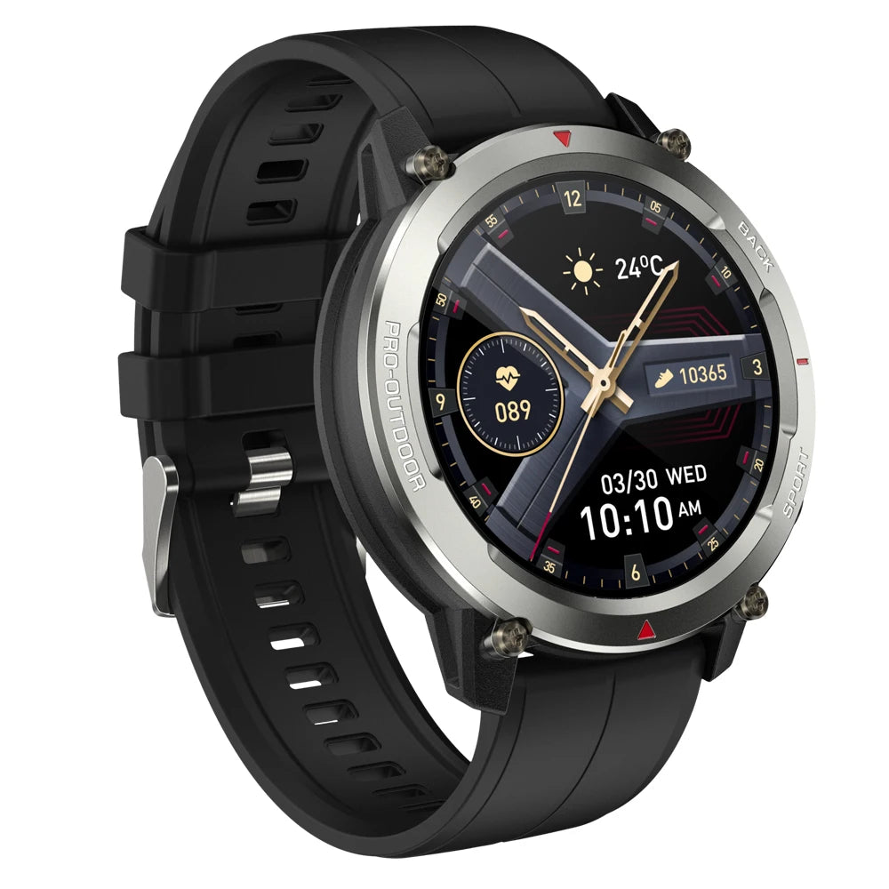 Smart Watch Fitness Tracker 1.43-Inch AMOLED High Screen Outdoor 70+ Sport Modes Waterproof Smartwatch Wireless Compatible Andr