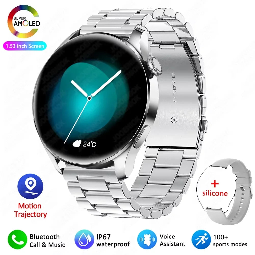 for iPhone 16 Pro Max 15 14 16 Plus Smart Watch HD Screen Bluetooth Call Heart Rate Blood Oxygen Monitor Sport Fitness Tracker