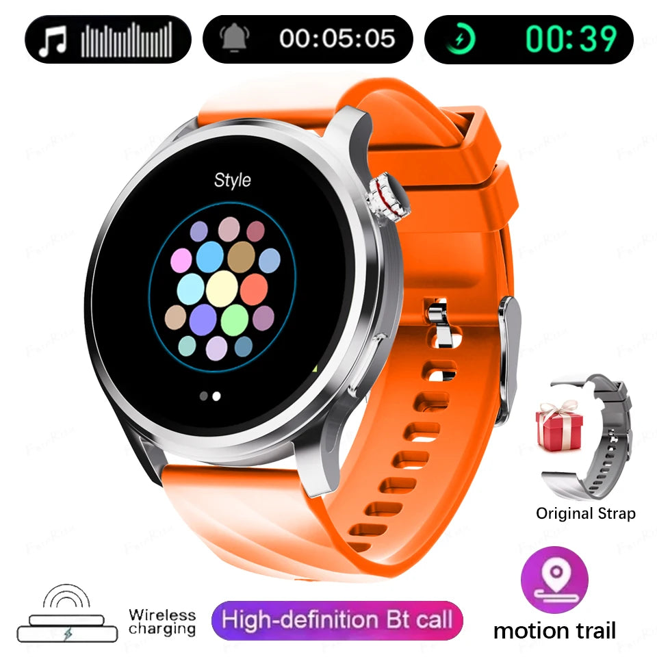 New Smart Watch SK51 Smart Watch 1.53 Inch HD AMOLED Screen NFC GPS TrackerBluetooth Call Health Monitoring Watch Men Women