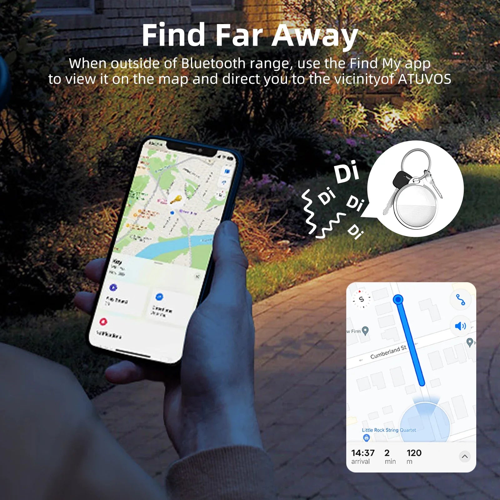 Mini GPS Tracker For Apple iOS System Find My APP Tag Wallet Finder bike Bag Loss Tracker Smart Bluetooth Locator