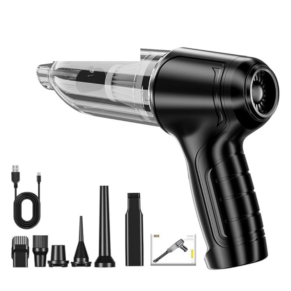 Suitu Car Mounted Vacuum Cleaner, Wireless Home and Car Dual-purpose Dry and Wet Vacuum Cleaner, High-power Portable Handheld VA