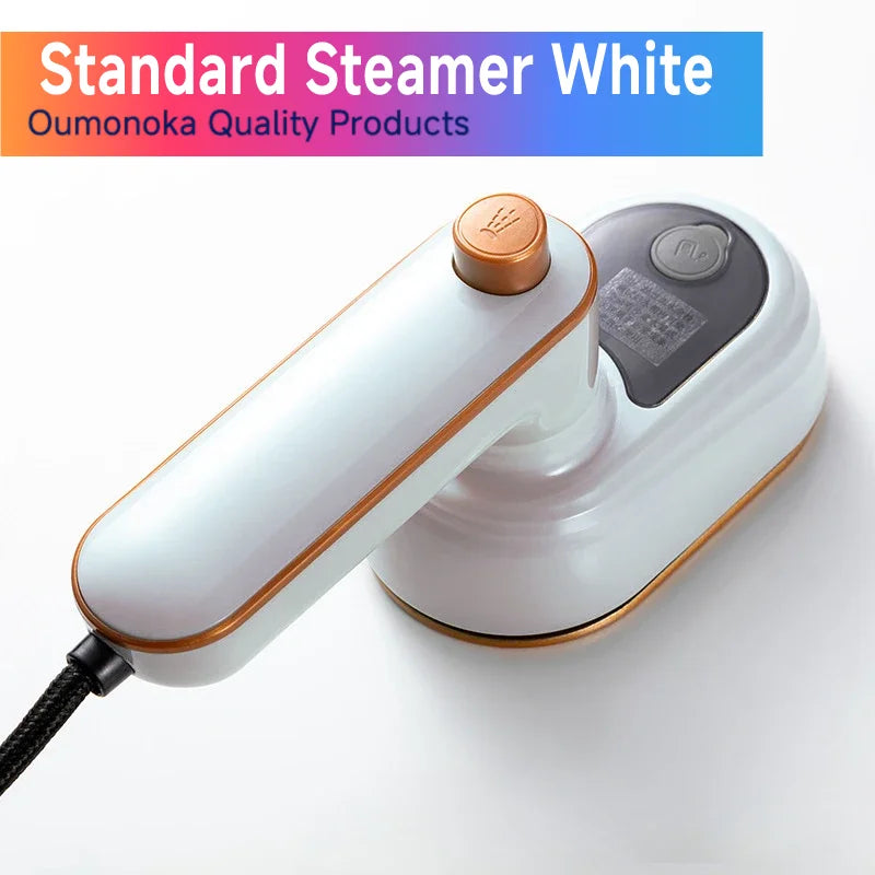 XMSJ Mini Garment Steamer Steam Ironing Machine for Clothes Travel Portable 2-in-1 Handheld Home Heat Press Dry Wet Garment