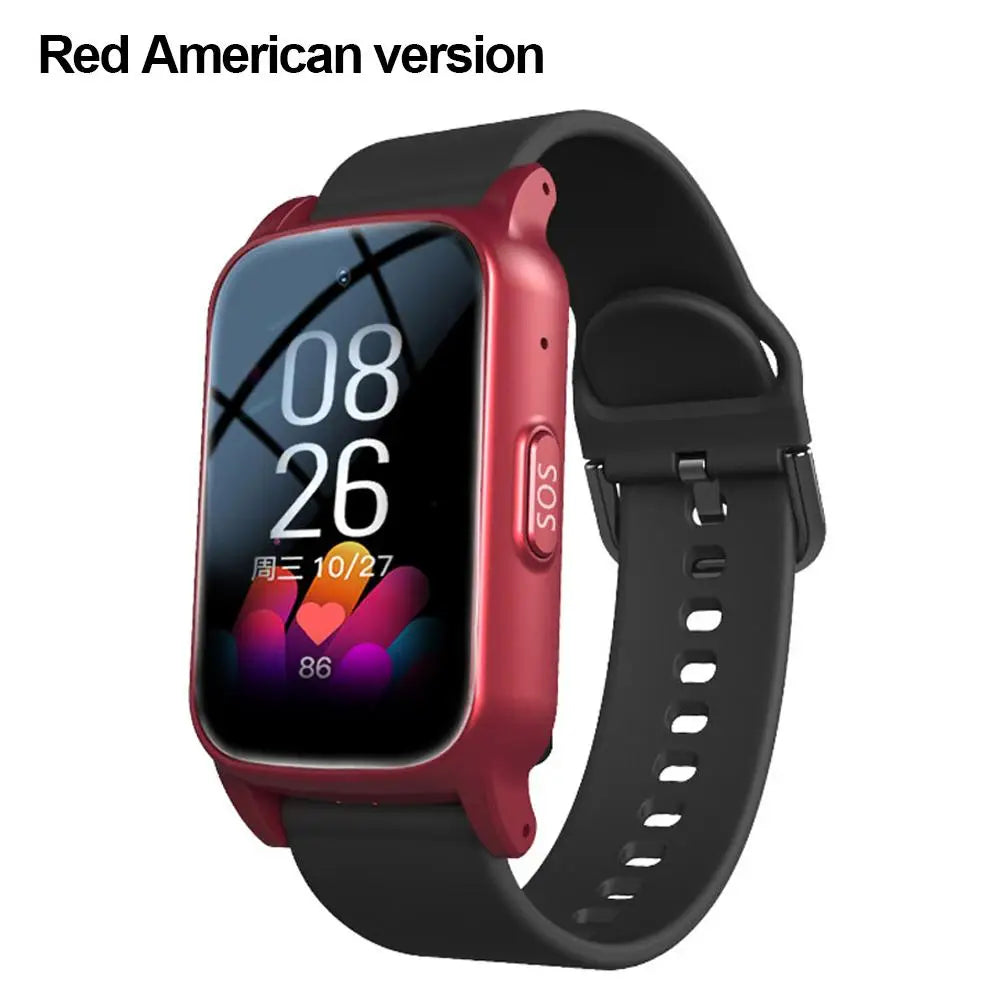 Elderly Smart Watch With Card Insertion, One-click SOS Call for Help, GPS Anti-lost Positioning Bracelet, IP67 Waterproof