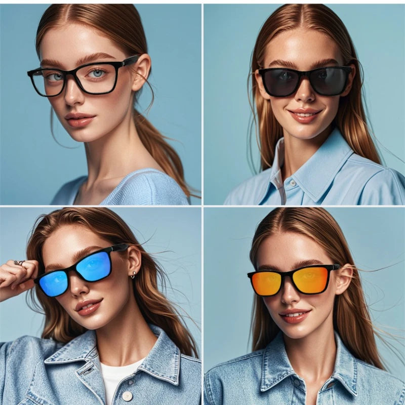 GS05 Upgrade Smart Glasses With Camera Video Recording AI Photo Recognition Bluetooth Call Translation Voice Assistant Glasses