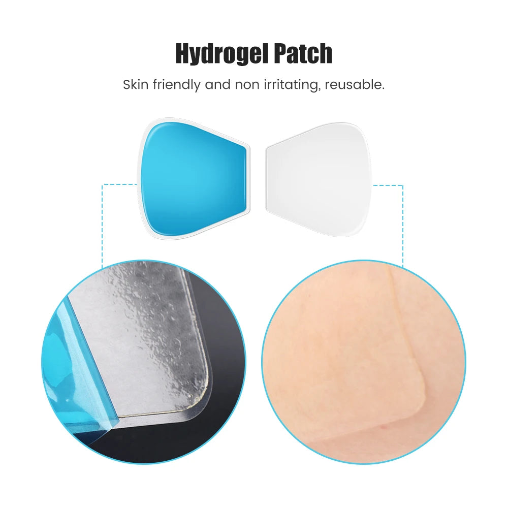 Gel Pads for EMS Neck Massager Trainer Hip Exerciser Replacement Body Massage Patch Muscle Stimulator Sticker Gels Hydrogel