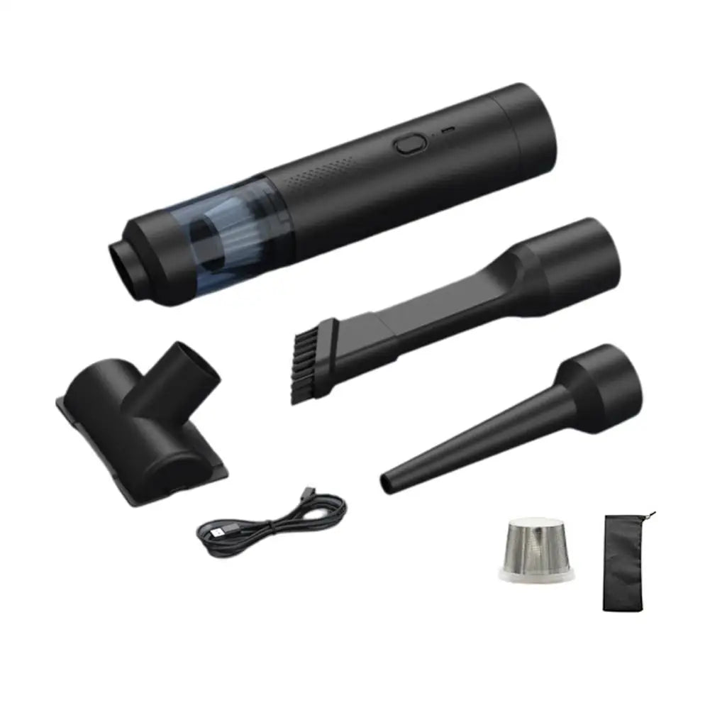 Car Vacuum High-Power Cordless Portable Handheld Strong Suction for Car & Home Crevice Cleaning Easy to Carry Compact Cleaner