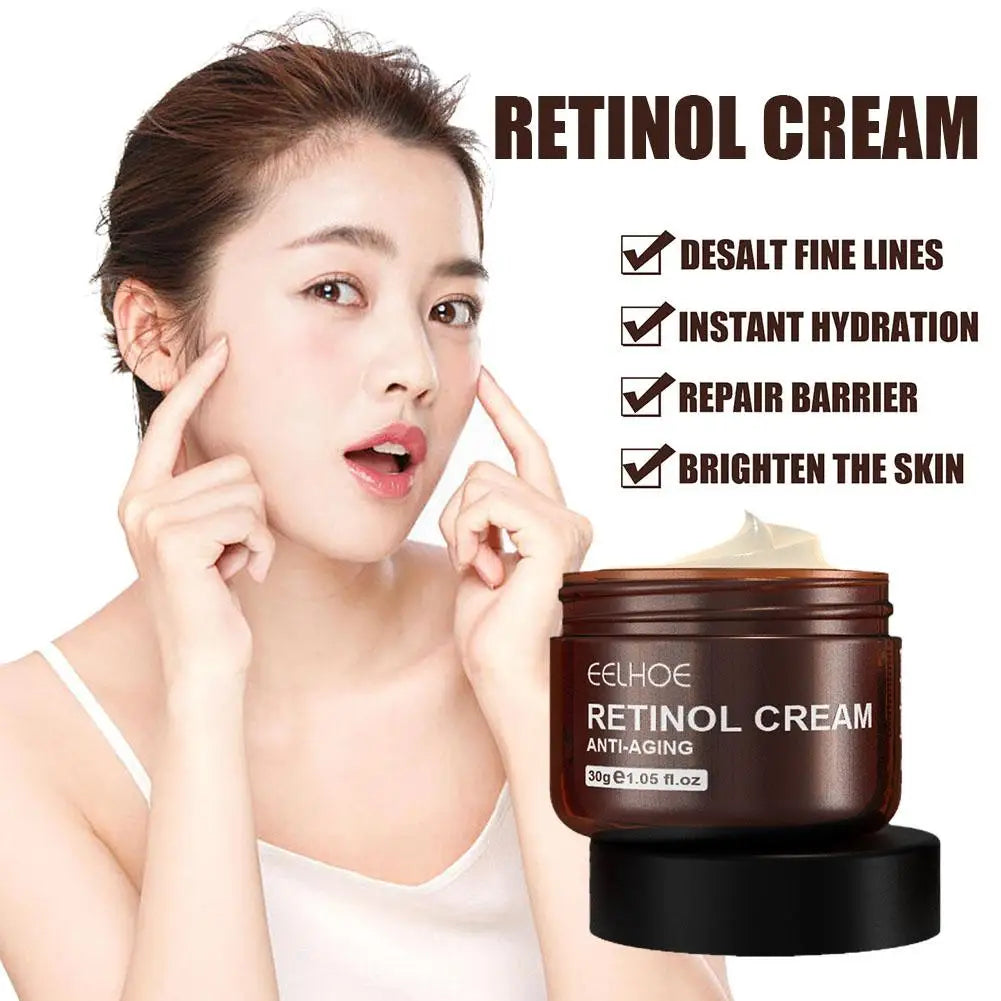 1/3/5PCS Retinol Face Cream Wrinkle Remover Anti-Aging Firming Lifting Fade Fine Lines Serum Whitening Moisturizing Skin Care
