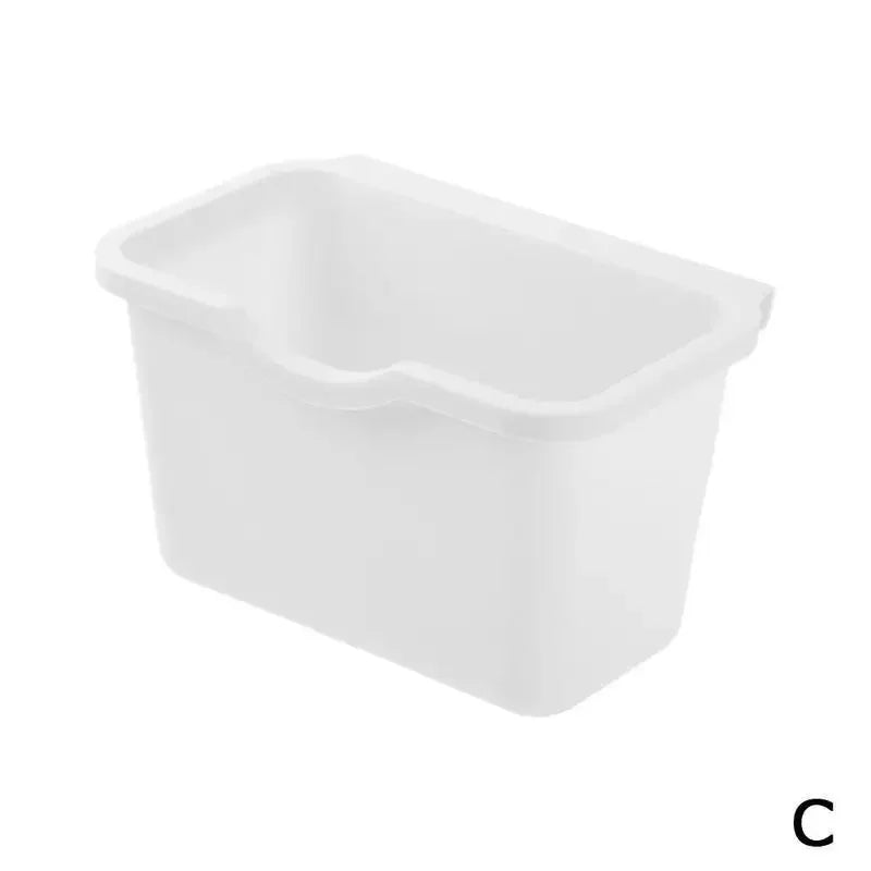 Kitchen Cabinet Door Hanging Trash Garbage Bin Can Rubbish Container Mini Waste Bins Household Rubbish Cleaning Tool Dustbin