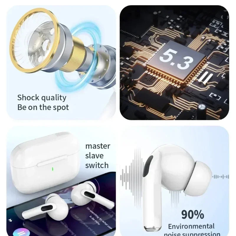 Airs  Pros Wireless Bluetooth Earphones Game Earphones Suitable
