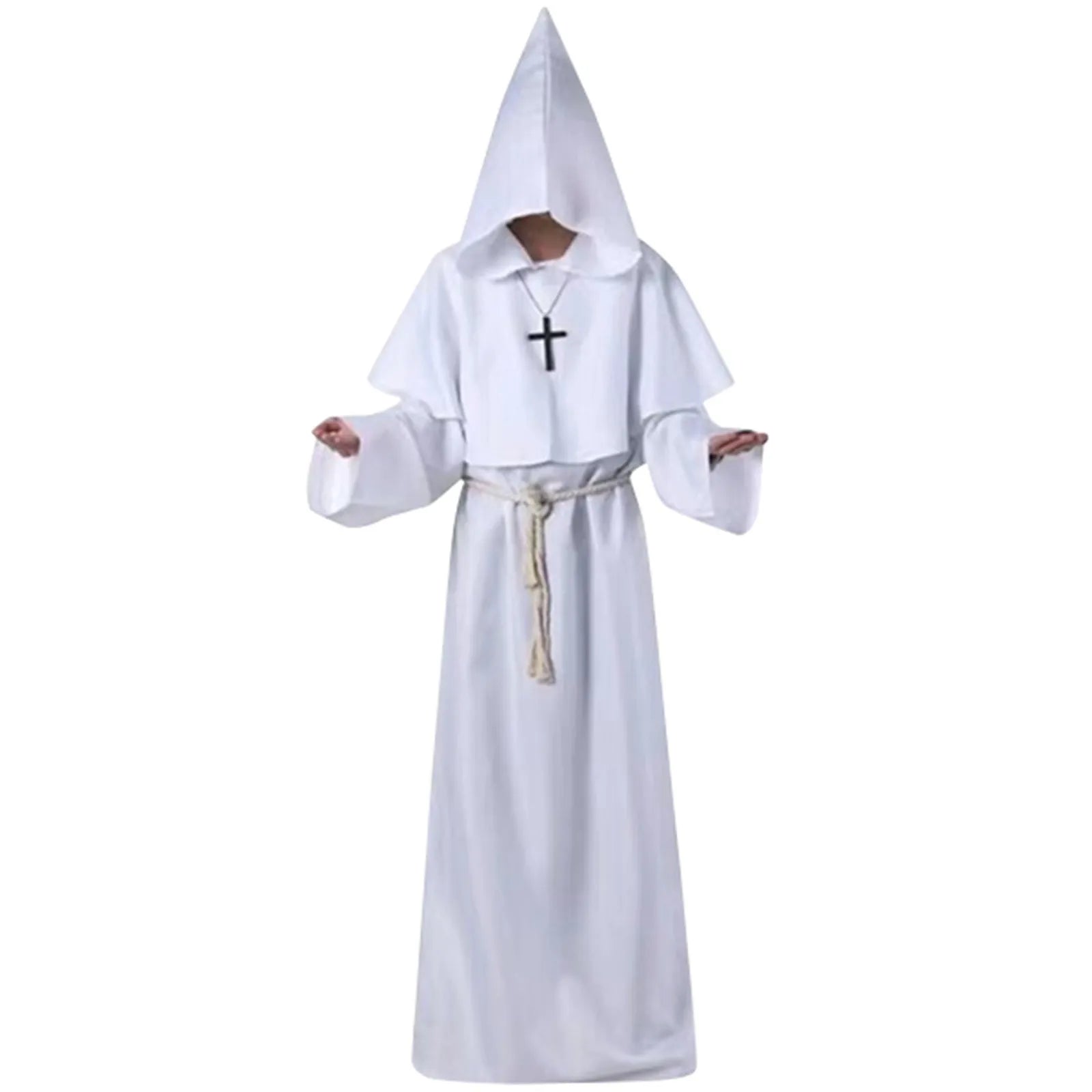 Halloween Costume Halloween Cosplay Costume Medieval Monk Suit Monk Robe Wizard Suit Priest Suit Costume Stage Suit 코스프레 의상