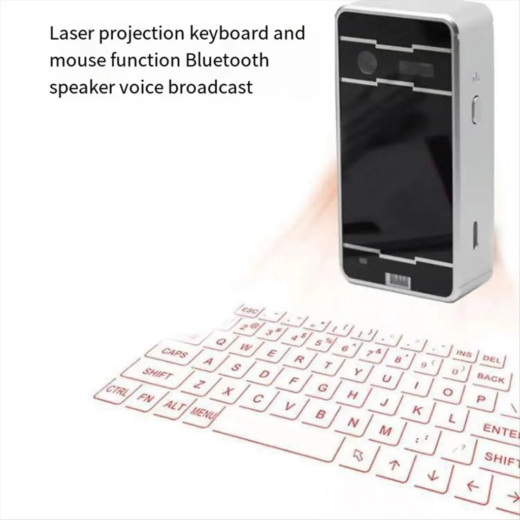 2026 New + Virtual Keyboard Bluetooth Wireless Touch Projector Phone Keyboards for Computer Pad Laptop with Mouse Function
