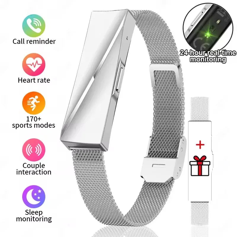 Women Smart Bracelet with Heart Rate Monitor Activity Fitness Tracker Sports Wristband Waterproof Smart Watch Men Smartband