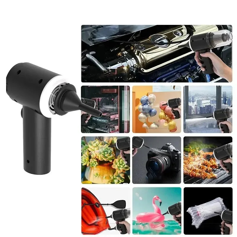 ‌Handheld Car Vacuum Cleaner - Portable Wet/Dry Vacuum, Blower for Home Auto Pet Cleaning High-Power Vacuum Cleaner for Cars