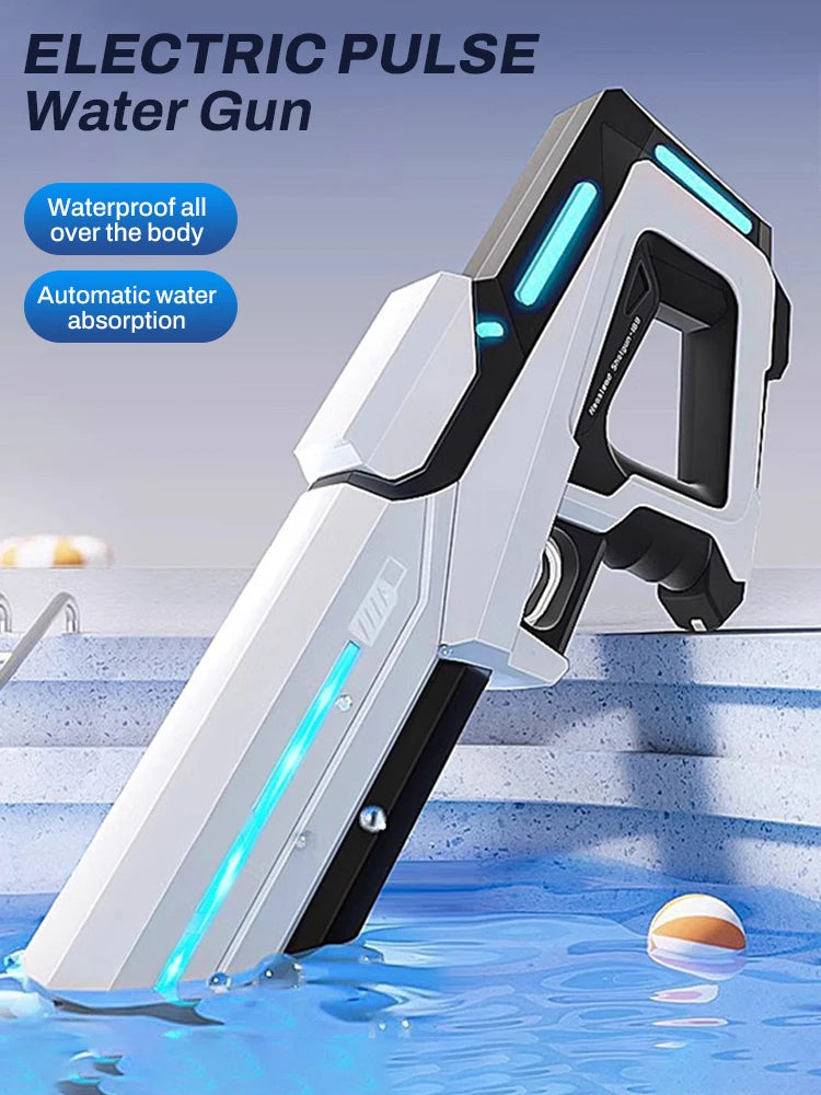 Electric Water Guns For Adults Powerful Squirt Automatic Water Suction Water Blasters Summer Outdoor Beach Toy For Kids Gift