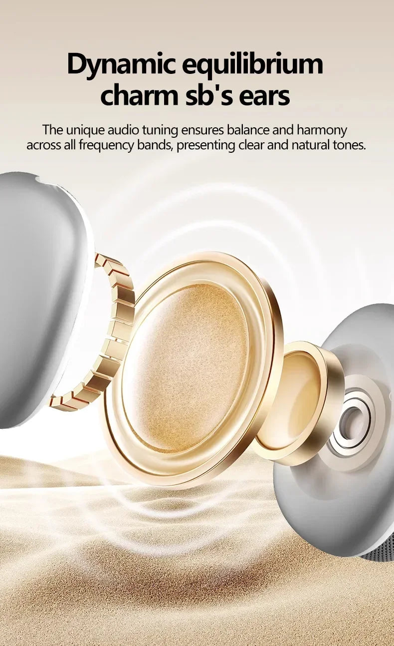 2025 Air Max Bluetooth 5.3 Earphone Over Ear Headphone Wireless Headset Pods Pro Max Headphone for Ios Android  Tws Dluetooth