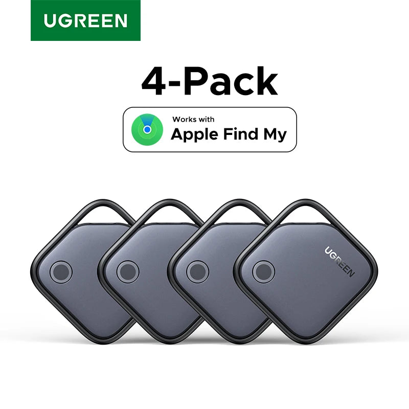 UGREEN Smart Bluetooth Tracker, Keys Finder Item Locator SmartTag Up to 2 Year Battery Phone Finder For Apple Find My (only IOS)