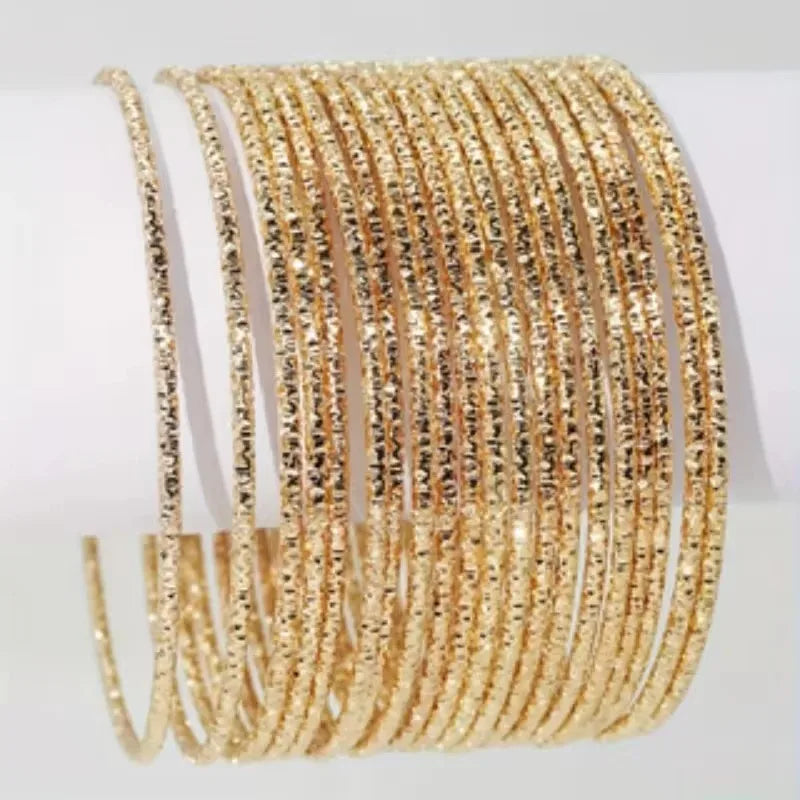 New Multi-layer Full Star Stacking Bracelet Fashion Retro Multi-ring Set of Metal Bracelets 20 Pcs Women's Jewellery Accessories