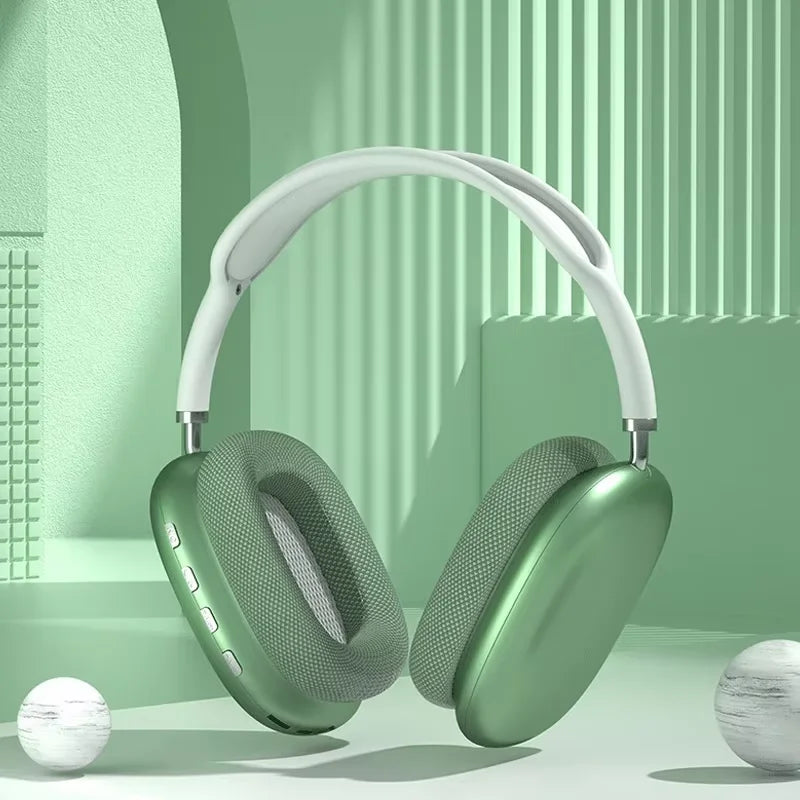 P9 Wireless Bluetooth Headphones for Sports and Hiking 5.3 with Charging Case Smart Headset with Stereo Sound for Gaming Music