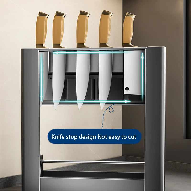 Kitchen Spice Racks Home Kitchen  Cabinet Seasoning Holder Cutlery Holder Modern Multifunction Organizers Shelves Removable