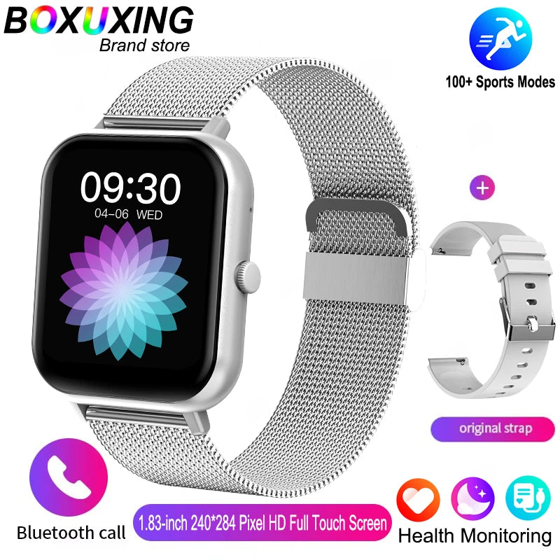 2025 New Smart Watch Men Bluetooth Call Fitness Tracker Heart Rate IP68 Waterproof Smart Watch Men Women For Xiaomi iOS Android