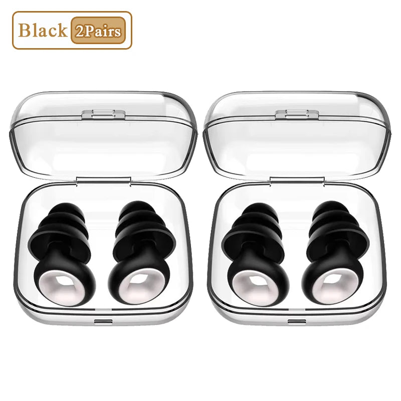 1-16Pairs Sleep Soundproof Earplugs Motorcycle Noise Reduction Earplugs Anti-noise Mute Earplugs Motorcycle Equipment