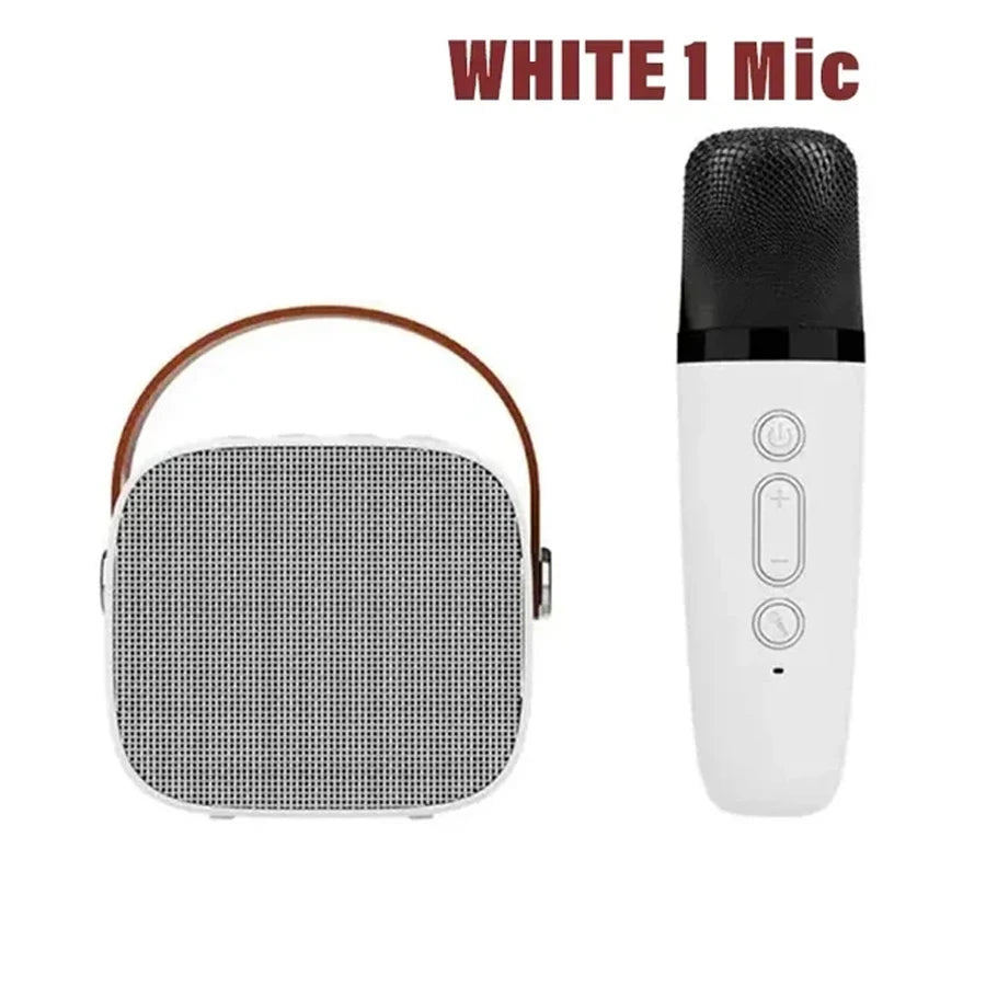 Karaoke Portable Wireless Bluetooth Speaker With Microphone Machine Caixa De Som Mini Sound Box Music Small Column Bocina Coluna