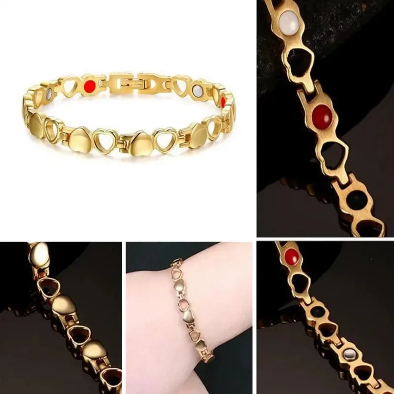 Heart-shaped Women Magnetic Bangle For Dating Fashionable Love Magnet Health Bracelet Creative Bracelet Bracelet For Men