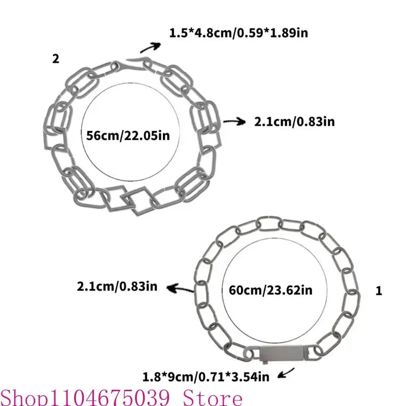 Fashionable 17 Clasp Necklace Simple Necklace Professional Necklace Suitable for Youthful Women for Casual to Formal