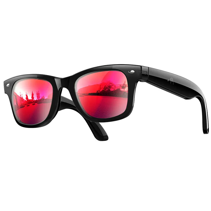 AI Smart Glasses UV Protection Translation Sunglasses With Multi Sports Modes Heart Rate Blood Oxygen Monitoring Glasses