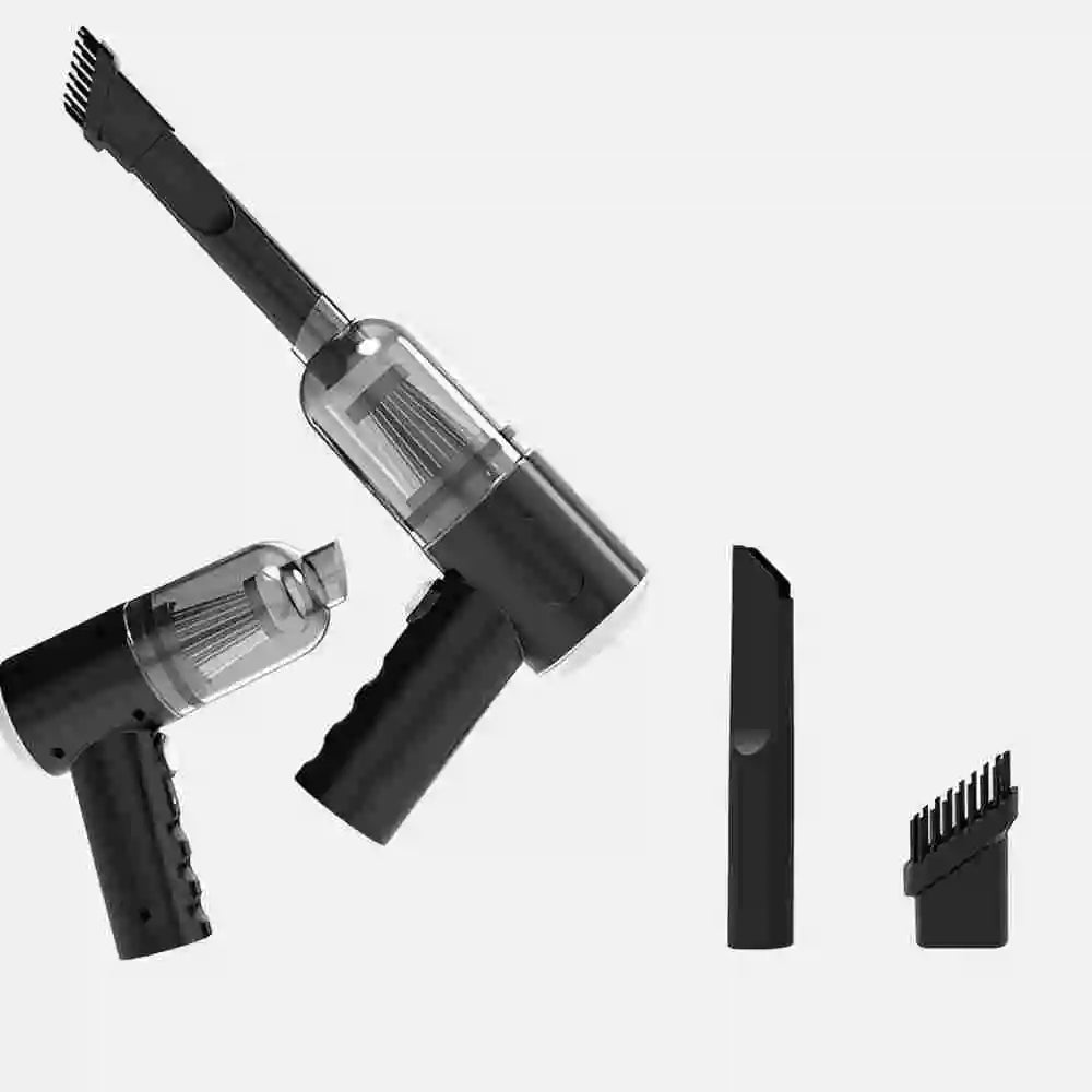 Wireless Handheld Vacuum Cleaner for Car & Home Strong Suction Portable Mini Cordless Vacuum with Brush Nozzle Blow Function