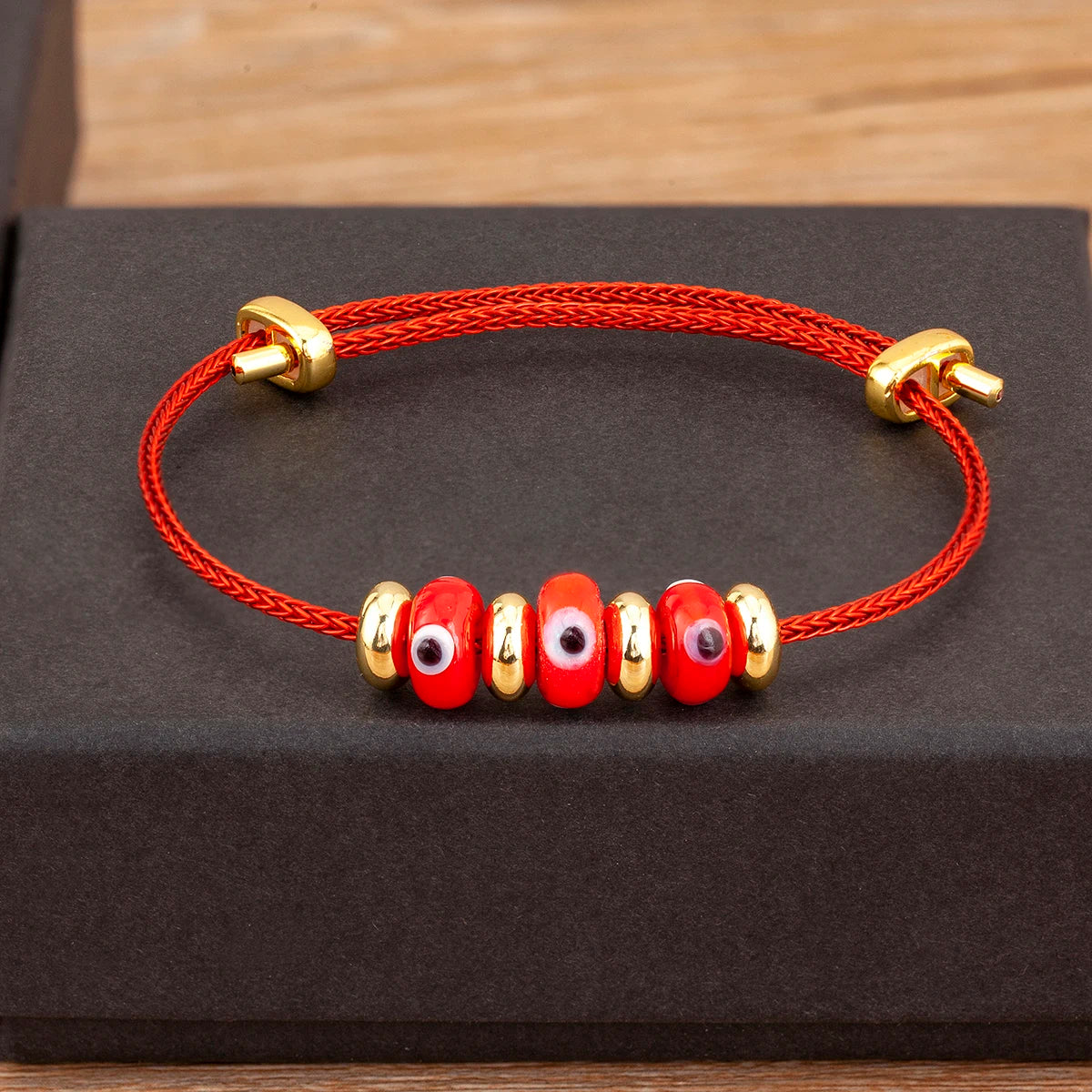 Nidin New Fashion Lucky Turkish Evil Eye Rope Bracelet Adjustable For Women Female Punk Style Personality Design Jewelry Gifts