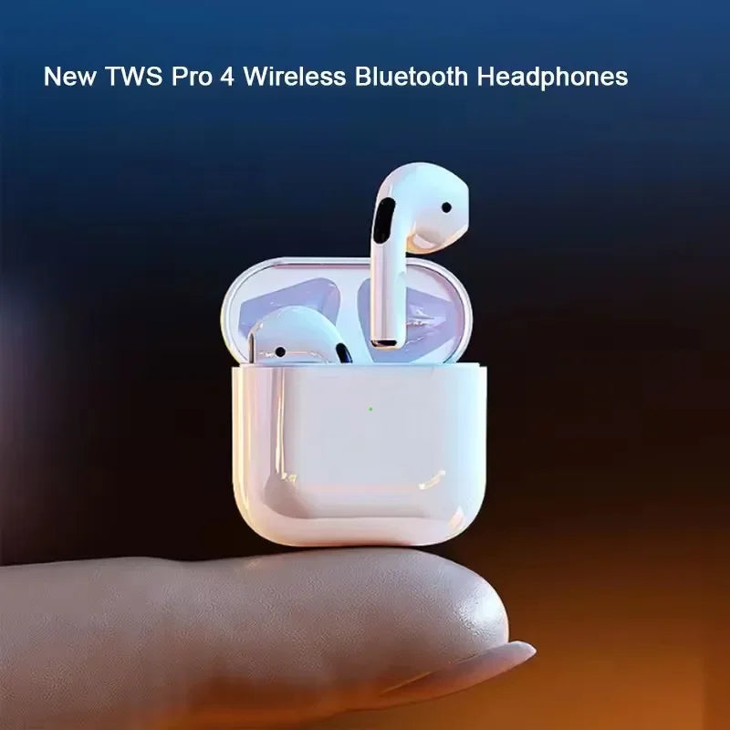 TWS Pro4 Wireless Bluetooth Earphones Touch Control Earbuds with Mic Air Wireless Headphones for iPhone Xiaomi