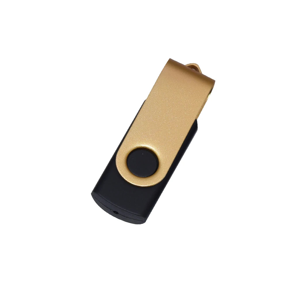 Fashion Rotatable USB 2.0 Flash Drive 128GB 64GB 32GB Colorful high speed 16GB 8GB memory Stick Waterproof Flash disk PenDrive