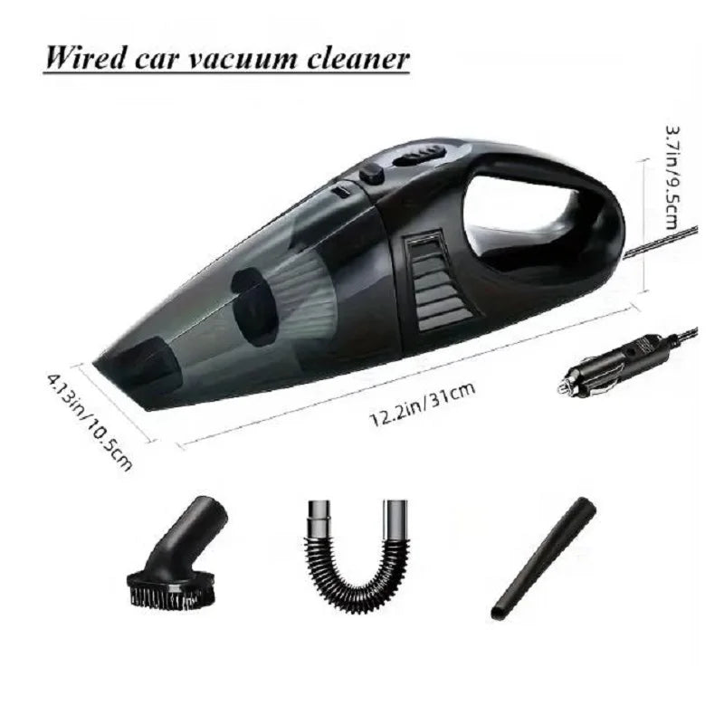 12V Car Vacuum Cleaner Wet and Dry Dual-use Vacuum Cleaner Powerful Handheld Mini Cleaners Car Accessories