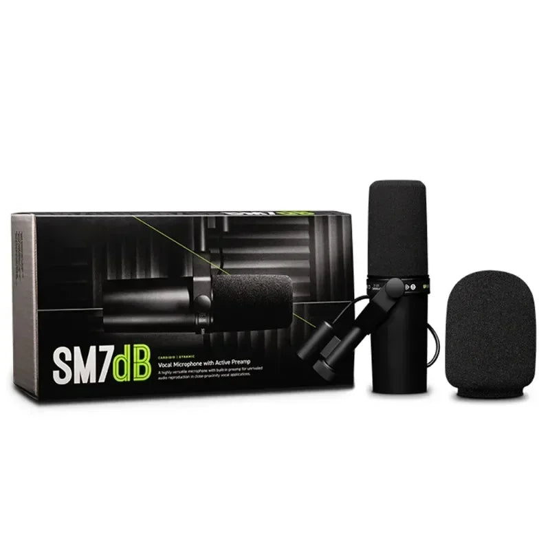 SM7DB Dynamic Microphone with Built-in Preamp Sm7dB Studio Optional Response Microphone SM7B 7B for Live Stage Recordin