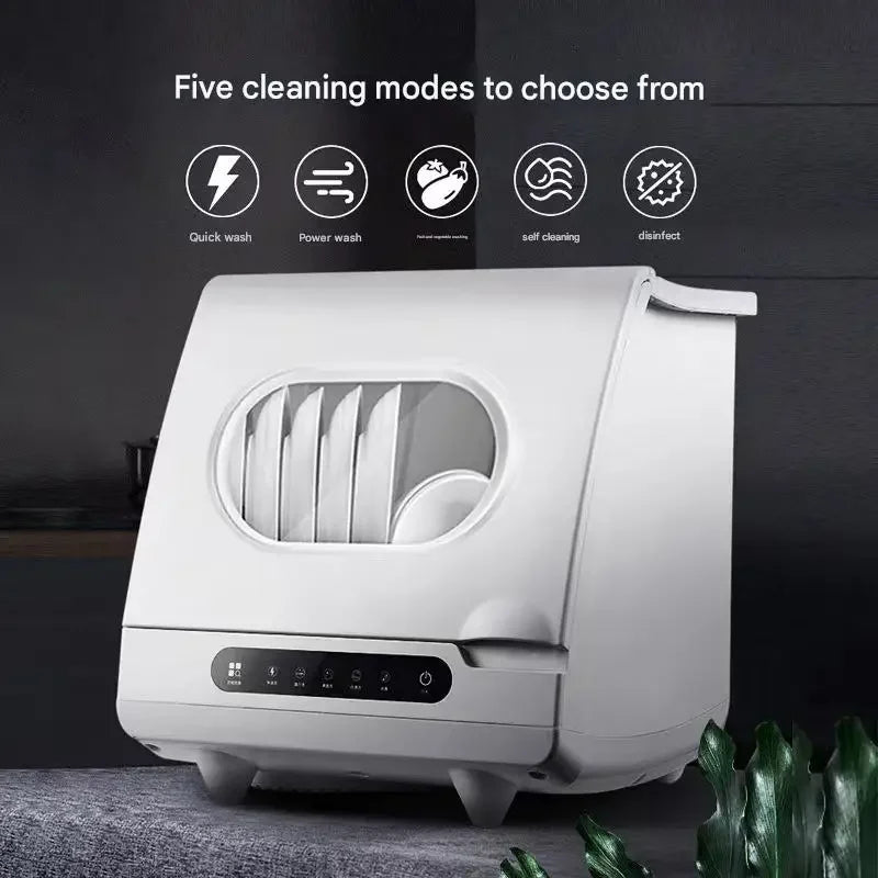 TableTop Small Portable Dishwasher Household Countertop Automatic Dishwashers
