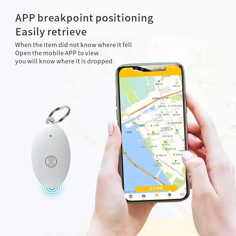 Mini GPS Tracker Anti-Lost Alarm Wallet Keychain Smart Tag Bluetooth Tracer Dog Pet Child Tracker Key Finder Locator Accessories