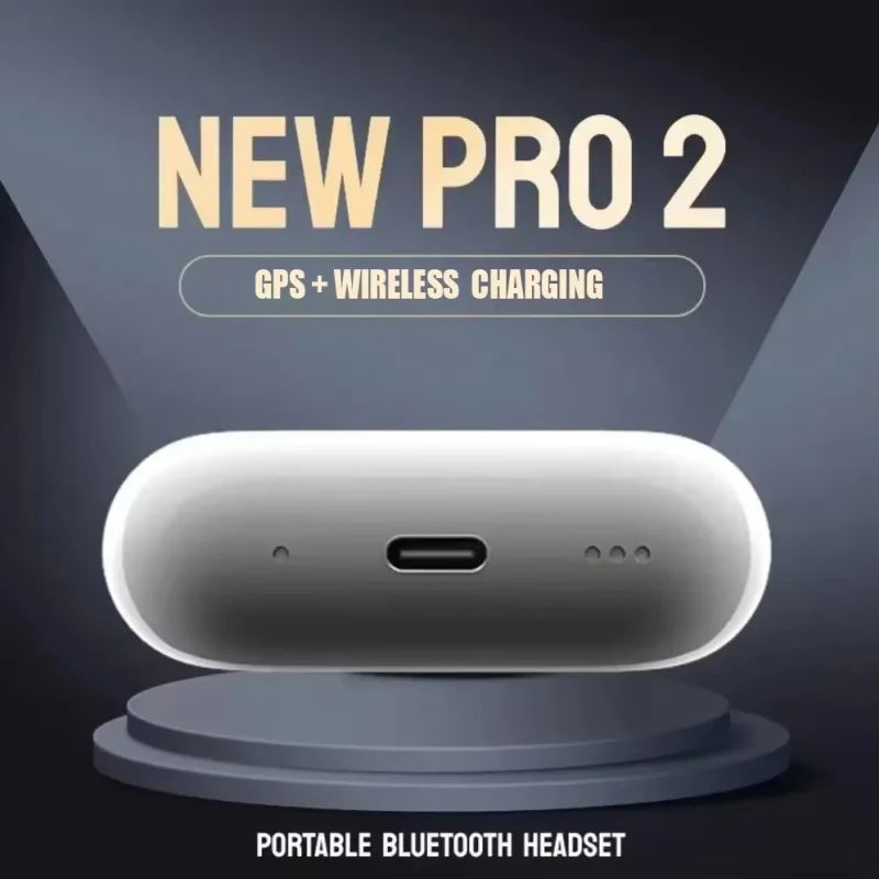 2025 New Pro 2 Wireless Bluetooth Earbuds with USB-C Type-C Cable and Active Noise Cancelling Gaming Headset