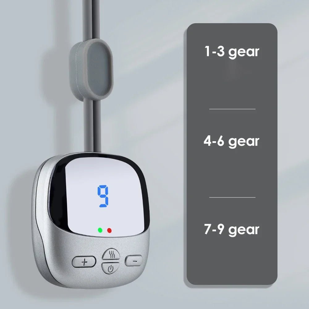 Mini Smart Hanging Neck Shoulder Cervical Spine Massager Mini Portable Hot Compress Neck Artifact Dredging Neck Protector