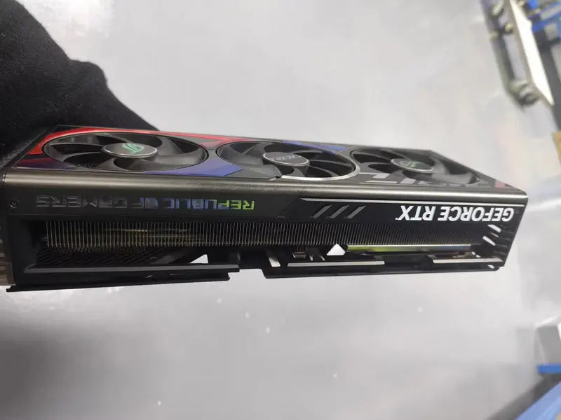 Original Radiator Cooler for ASUS RTX4090 Republic of Gamers Graphics Card with Backplate