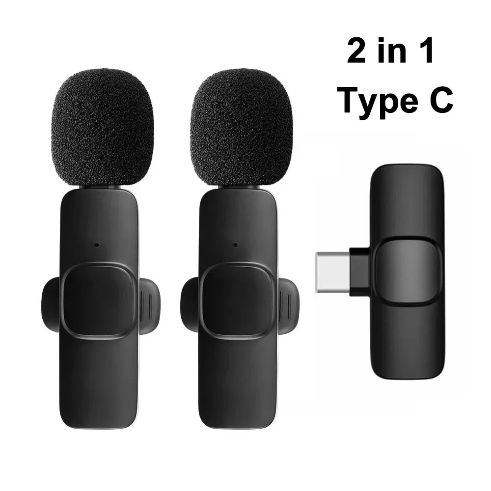 Wireless 3.5mm Lavalier Lapel Microphone Omnidirectional Condenser Mic for Camera Speaker Smartphone Recording Mic for YouTube